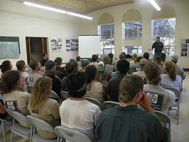  Crew Training in Historic Library