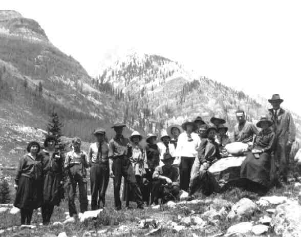 high school faculty outing 1920